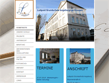 Tablet Screenshot of luitpoldschule-augsburg.de
